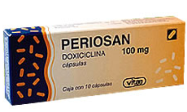 Generic Doxycycline (Periosan) 100mg 10 tabs, Doxiciclina